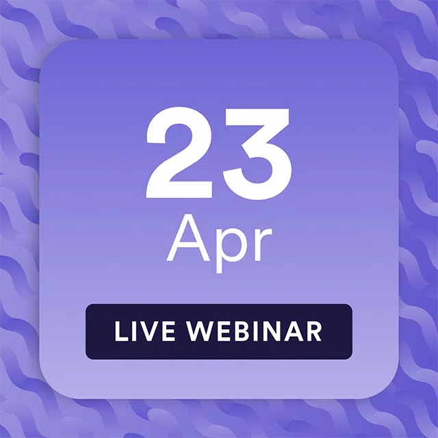 23 April Live Webinar