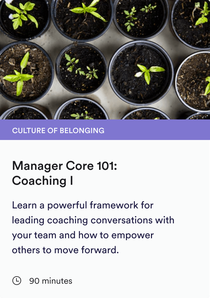 Manager Core 101