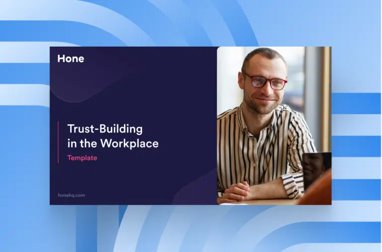 Trust Building in the Workplace Template